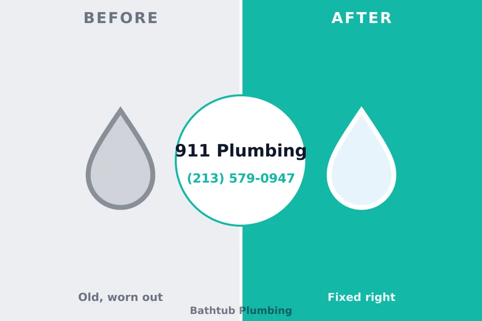 Before and after: plumbing repair Dallesport, WA